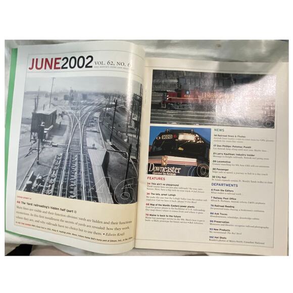 Vtg Lot 4 Trains May Jun Jul Aug 2002 Magazine Railroad Engineer Locomotive - Picture 6 of 11